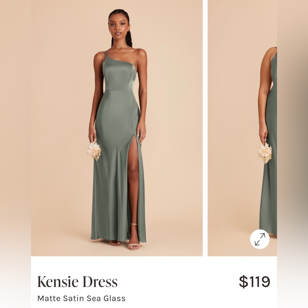 Birdy Grey Kensie One-Shoulder Dress Sea Glass
